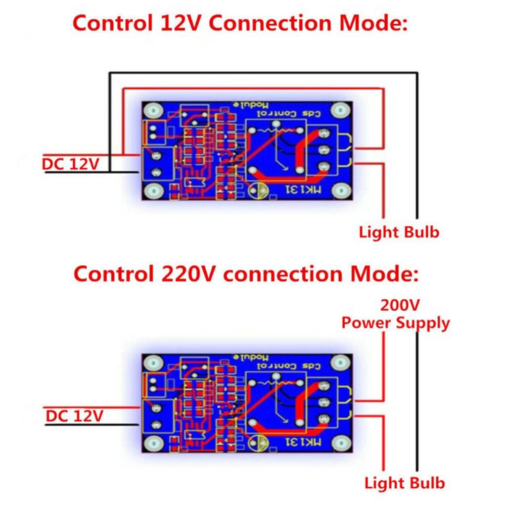 XH-M131 12V Ldr Işık Kontrollü Röle-2