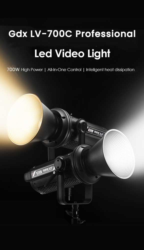 Gdx LV-700C-II Bi Color Led Video Işığı