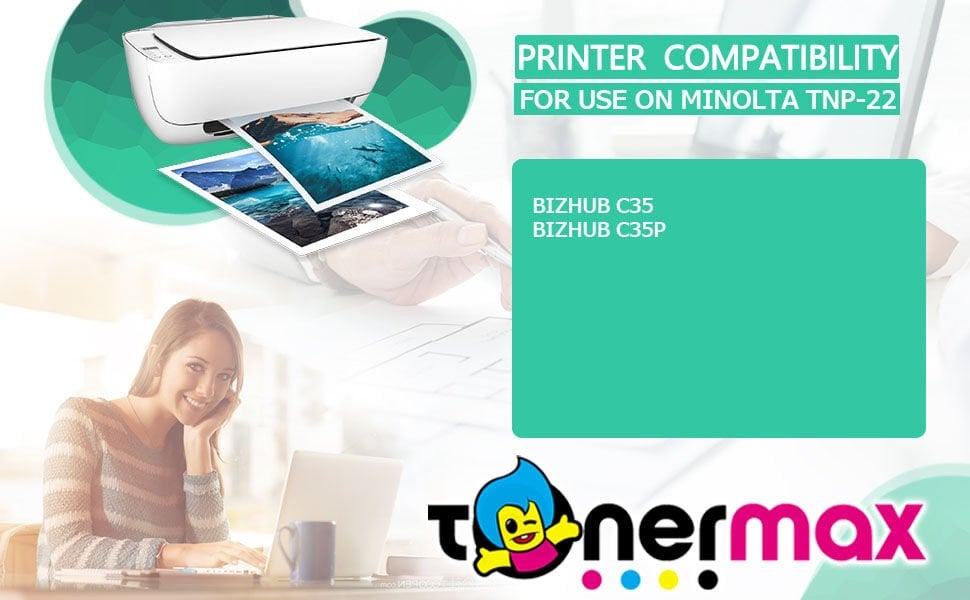 Konica Minolta TNP-22 Muadil Toner Takım / Bizhub C35 / C35P