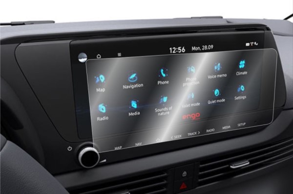 Engo Hyundai Bayon 10.25 inç Navigasyon Şeffaf Ekran Koruyucu 2021 2023