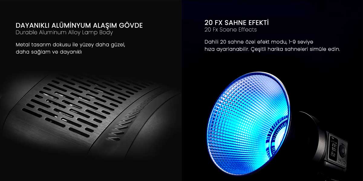 Gdx Hdb-135R RGB Led Video Işığı 