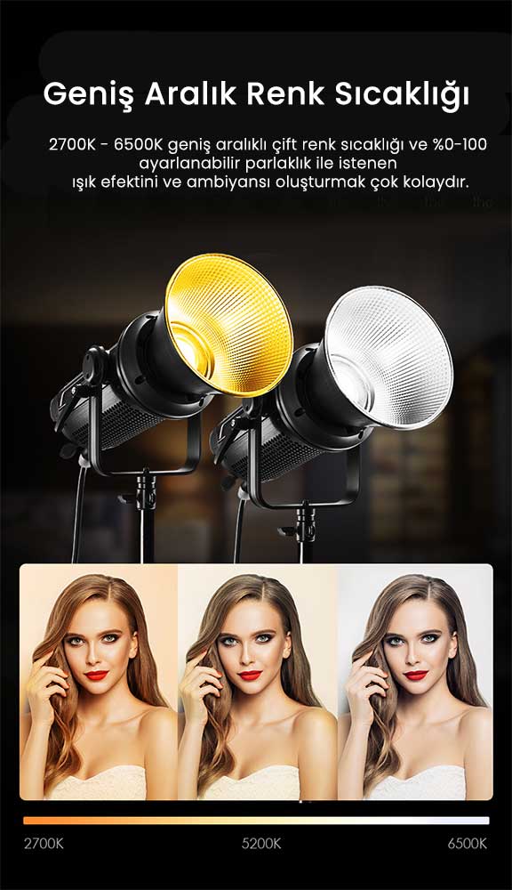 Gdx LV-700C-II Bi Color Led Video Işığı