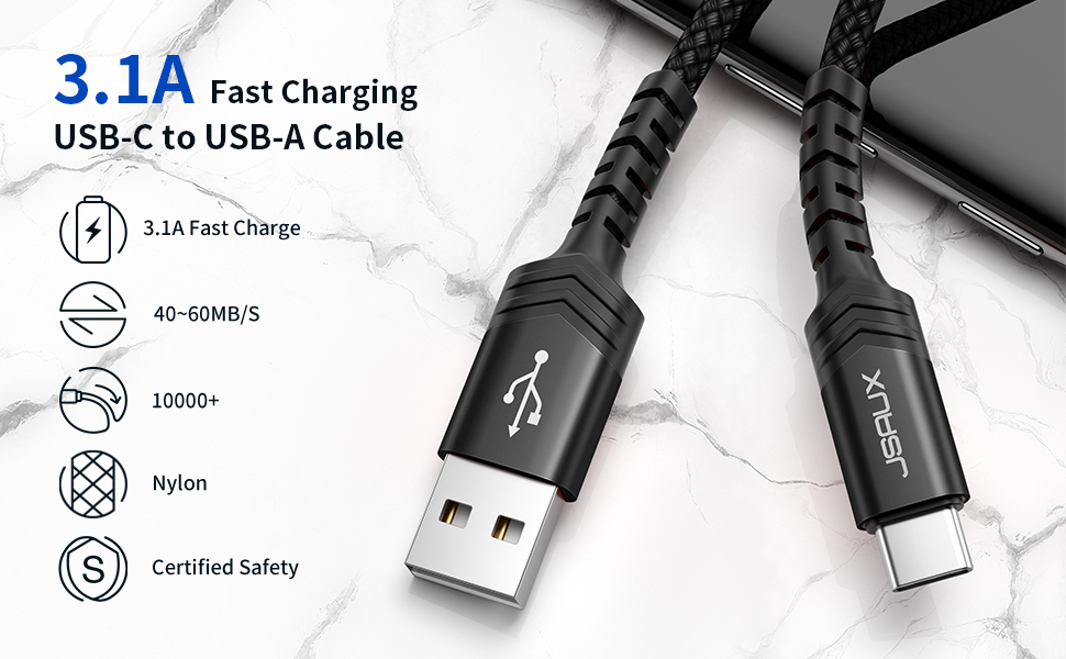 USB C Hızlı Şarj Kablosu
