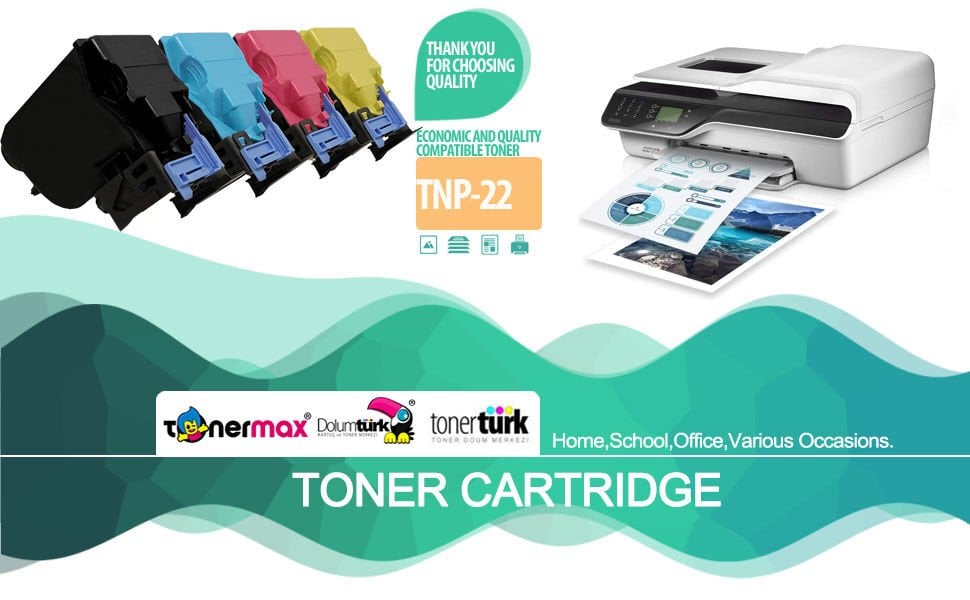 Konica Minolta TNP-22 Muadil Toner Takım / Bizhub C35 / C35P