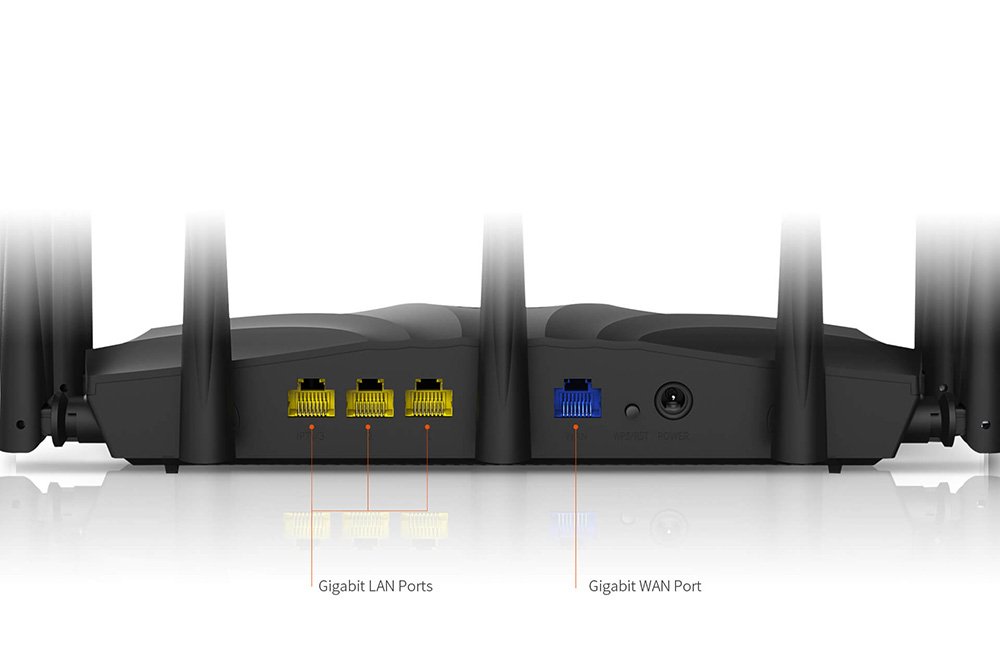 Tenda Ac23 Ac2100 Dual Band Gigabit 7 Antenli 4 Port Access Point Router