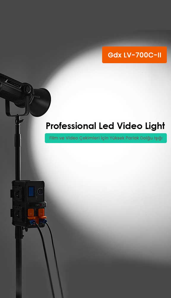Gdx LV-700C-II Bi Color Led Video Işığı