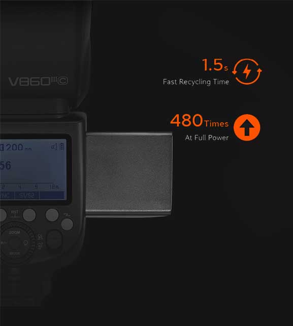 Godox V860III-N Nikon Uyumlu Tepe Flaşı