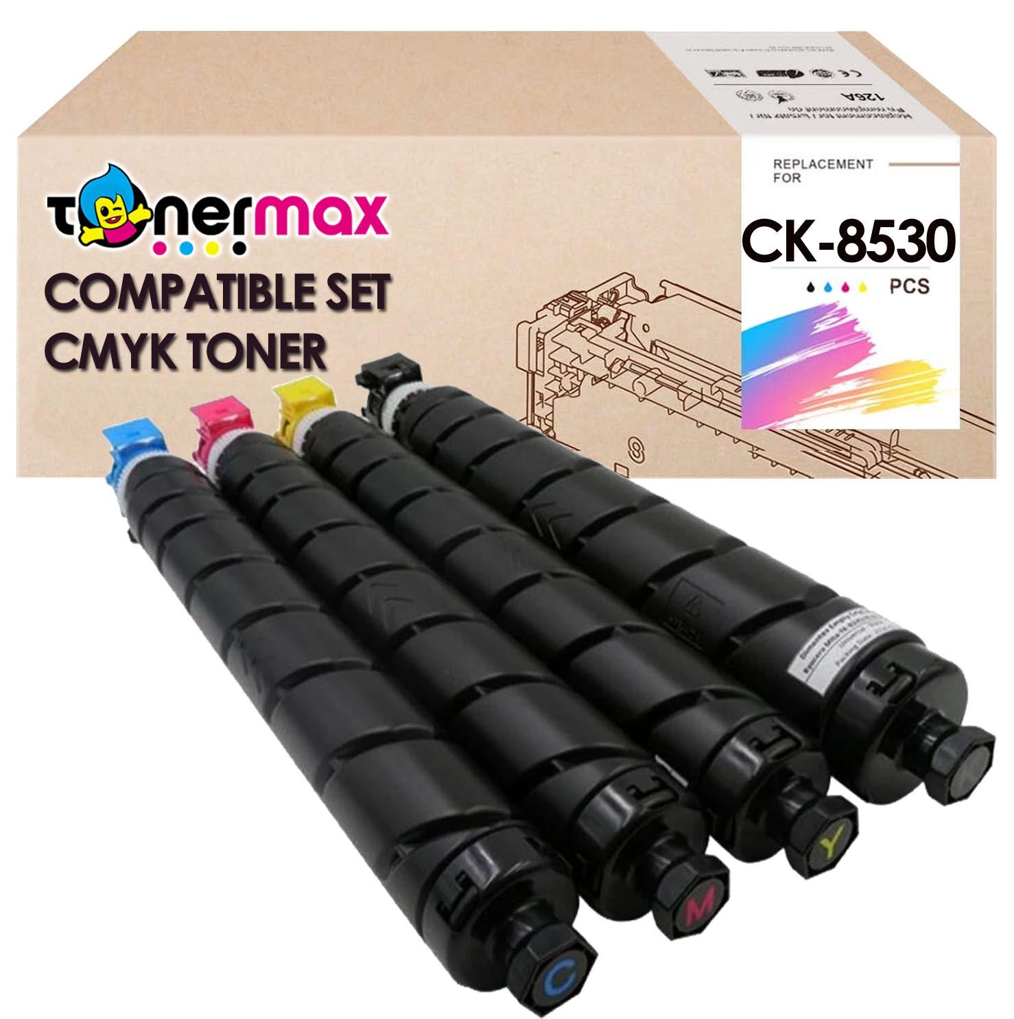 Utax CK-8530 Muadil Toner Takım/ 2508 ci