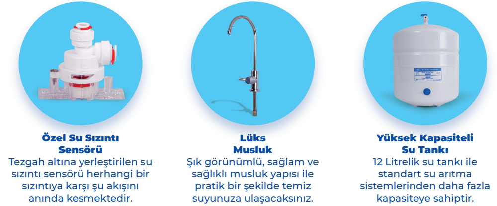 Clean Master Premium 6 Filtreli Pompalı Su Arıtma Cihazı 12 Lt