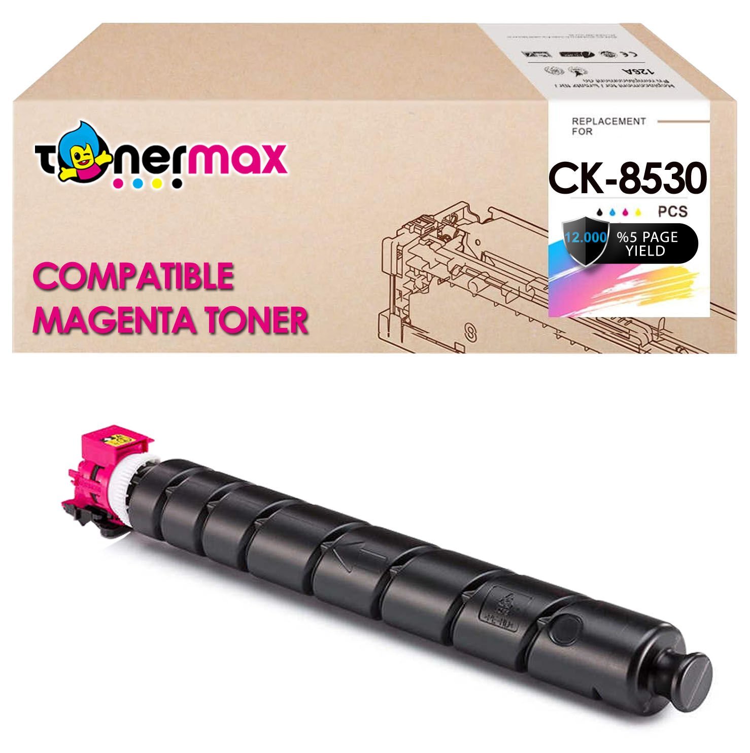 Utax CK-8530 Muadil Toner Kırmızı/ 2508 ci / 1T02YPBUT0