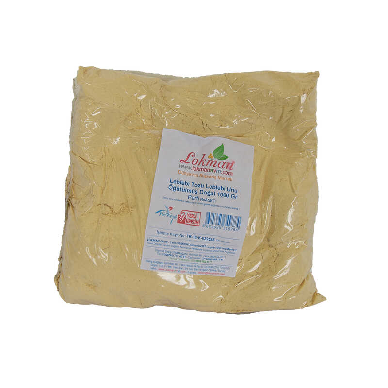 LOKMANAVM LEBLEBİ TOZU LEBLEBİ UNU ÖĞÜTÜLMÜŞ DOĞAL 1000 GR PAKET