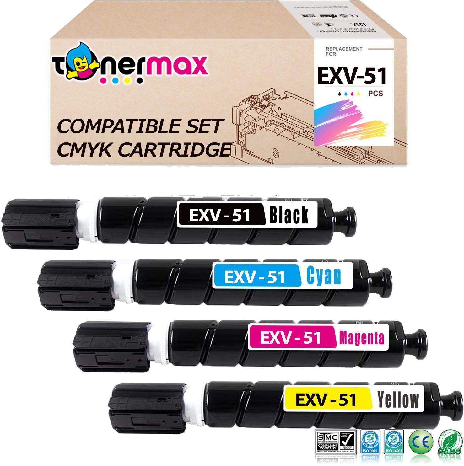 Canon C-EXV-51 Muadil Toner - Takım/ IR-C5535 / IR-C5540 / IR-C5550 / IR-C5560 / IR-C5750