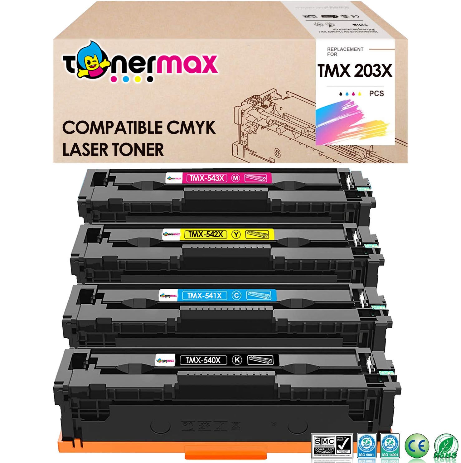 Hp 203X Muadil Toner Set / Pro M254 / M280 / M281 / CF540x