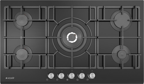 Arçelik OCD 790 S Wok Gözlü Siyah Cam Ankastre Ocak Ürün Resmi