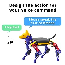 bittle x açık kaynaklı programlanabilir robot köpeğine yeni özelleştirilmiş sesli komutlar ekleyin