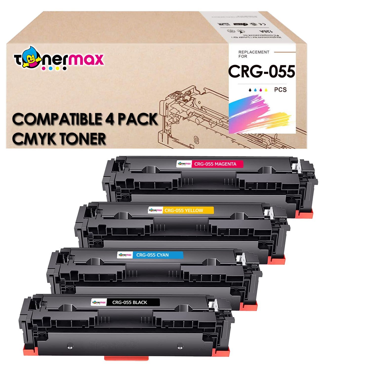 Canon CRG-055 Muadil Toner Takım / LBP-662Cdw / LBP-664Cx / MF-741Cdw / MF-742Cdw / MF-743Cdw / MF-744Cd / MF-745Cdw / MF-746Cx