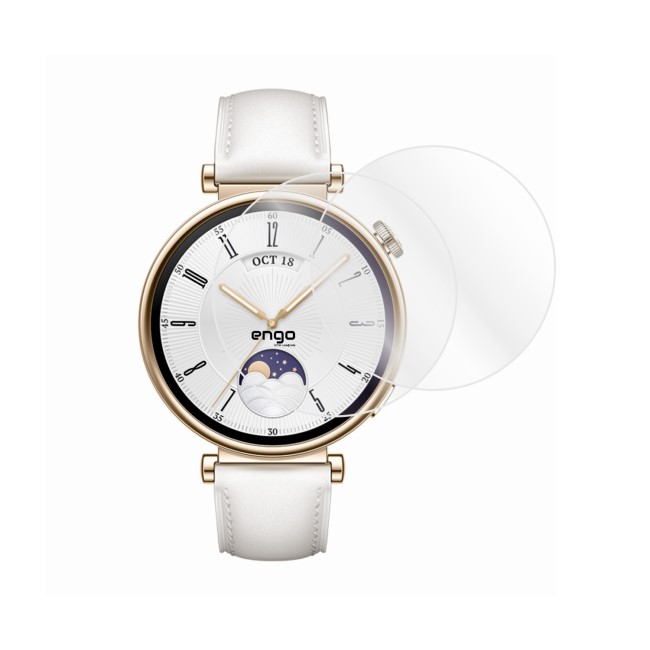 Engo Huawei Watch GT 4 41mm Ekran Koruyucu Şeffaf TPU Film 2 Adet