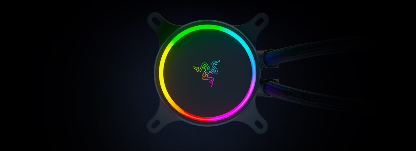 Razer hanbo chroma rgb 240mm sıvı soğutucu (rc21-01770100-r3m1)
