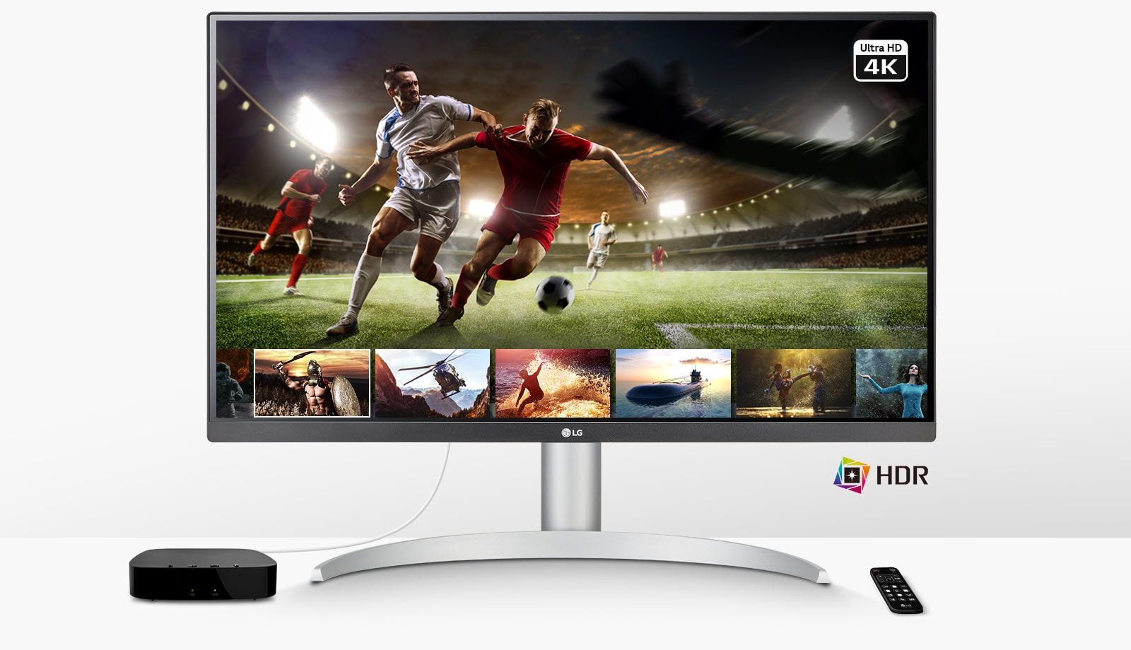 Kullanıcıların 4K ve HDR İçeriklerin keyfini çıkarmasını sağlayan monitör