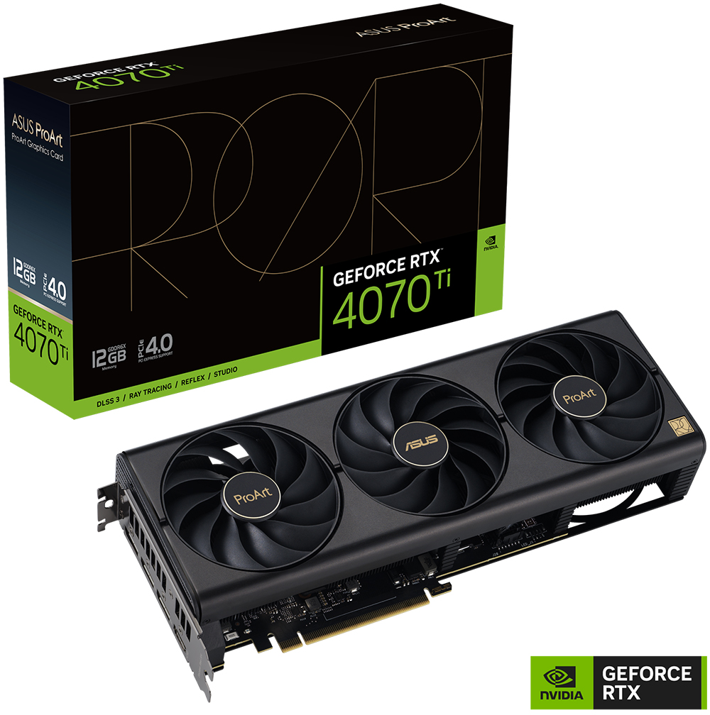 ProArt GeForce RTX™ 4070 Ti 12GB GDDR6X