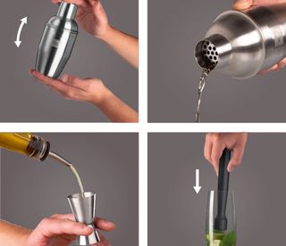 vacu vin kokteyl seti-3lü