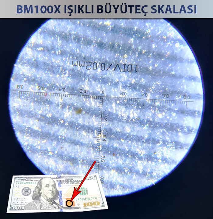 100x dijital büyüteç