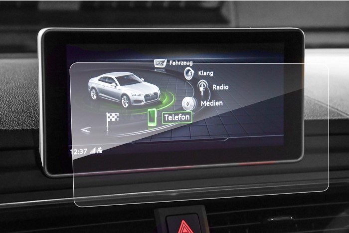 Engo Audi A4 Ekran Koruyucu 8.3 inç Multimedya B9 2015-2018 Şeffaf