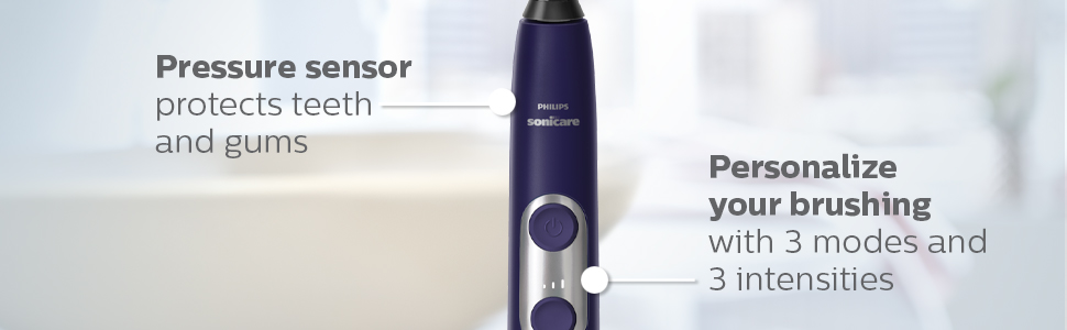 pressure sensor protects teeth and gums