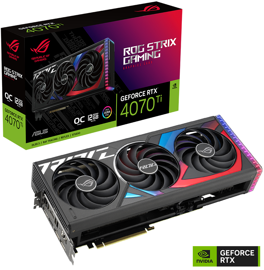 ROG Strix GeForce RTX 4070Ti 12GB GDDR6X OC Edition