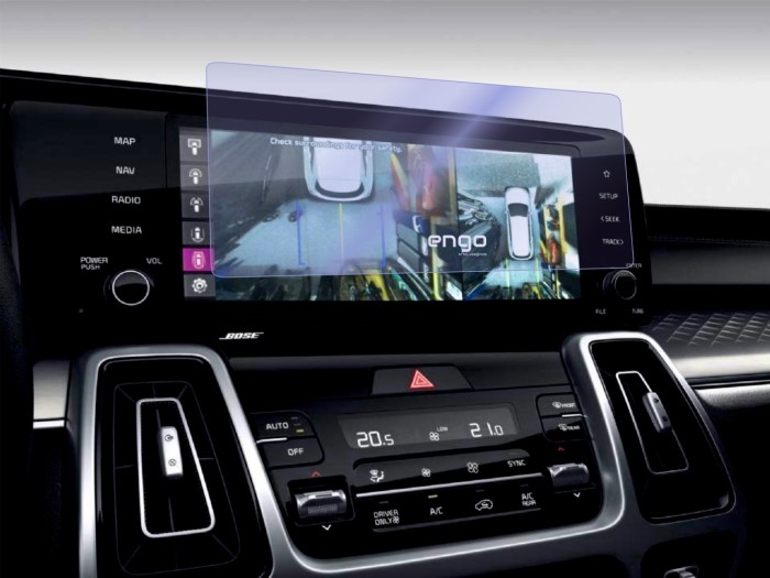 Engo Kia Sorento Ekran Koruyucu Şeffaf Nano 10.25 inç Multimedya