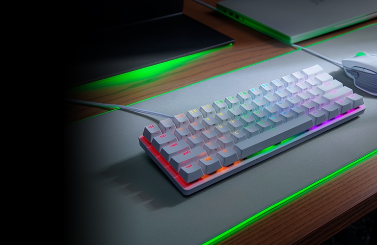 Razer huntsman mini purple switch rgb i̇ngilizce kablolu gaming klavye (rz03-03390100-r3m1)
