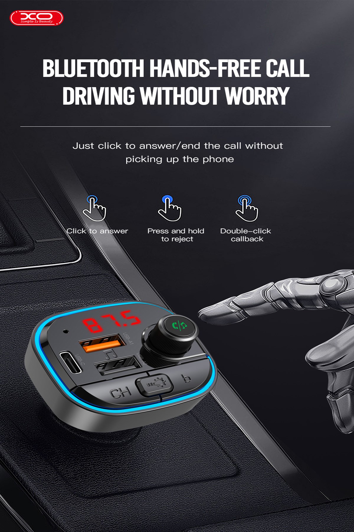 XOBCC11 MultiFunctional Usb+Usb+C+Sd Kart Çakmaklık Fiyatı