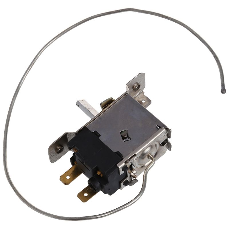 sourcing map Fridge Thermostat with Steel Cable WPF 22 AC 250 V 5(4) A 2 Pin