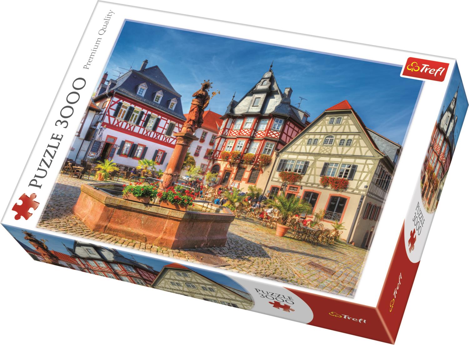 Trefl Puzzle 33052 Market Square, Heppenheim 3000 Parça Puzzle