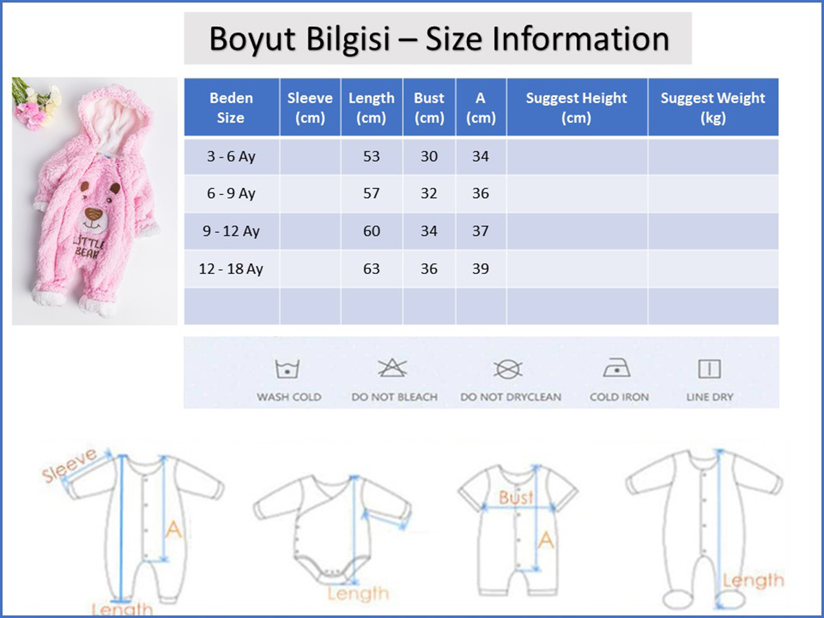 Babymod kız bebek tulum
