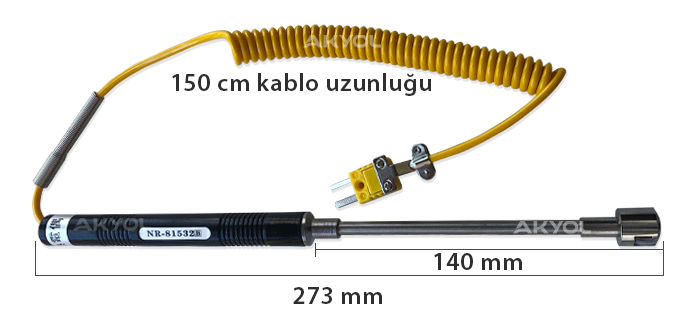 NR-81532 Yüzey sıcaklık ölçer prob