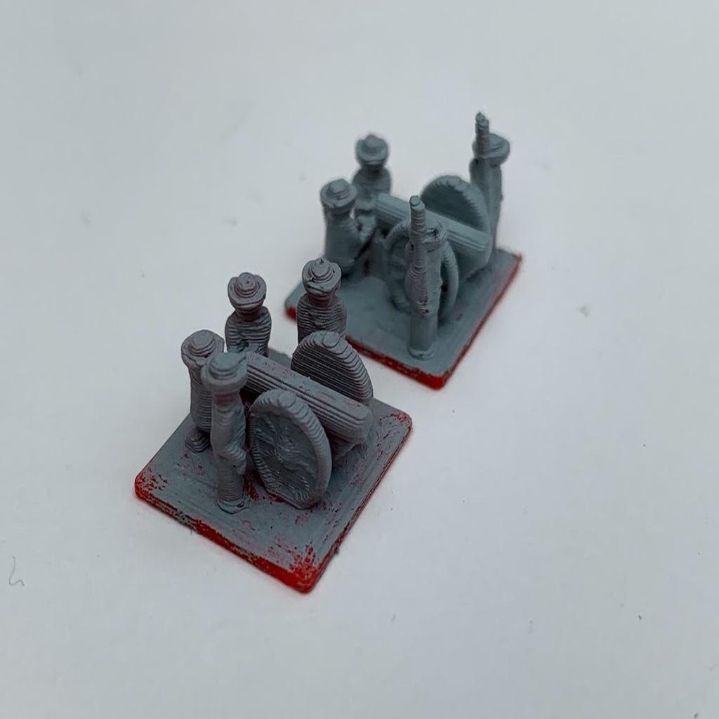  Acw 6Mm Ölçekli Kafa Karıştırıcı Topçu Modelleri Plastik Aparat