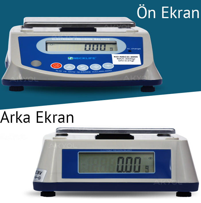 3 kilogramlık dijital terazi