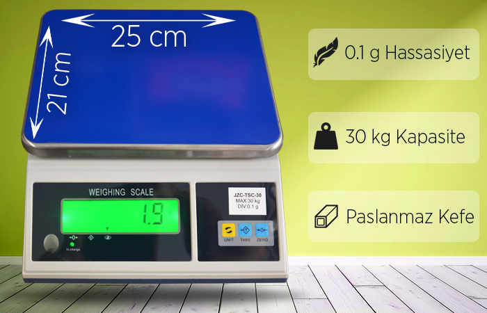 tsc-30 elektronik hassas terazi