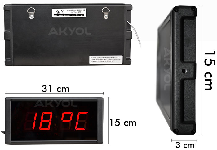 kapalı ortam ışıklı tabela