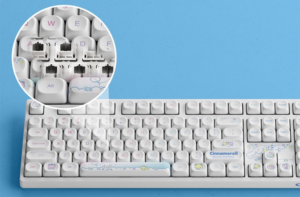 Akko Cinnamoroll Star 5108b Plus Gaming Klavye H2