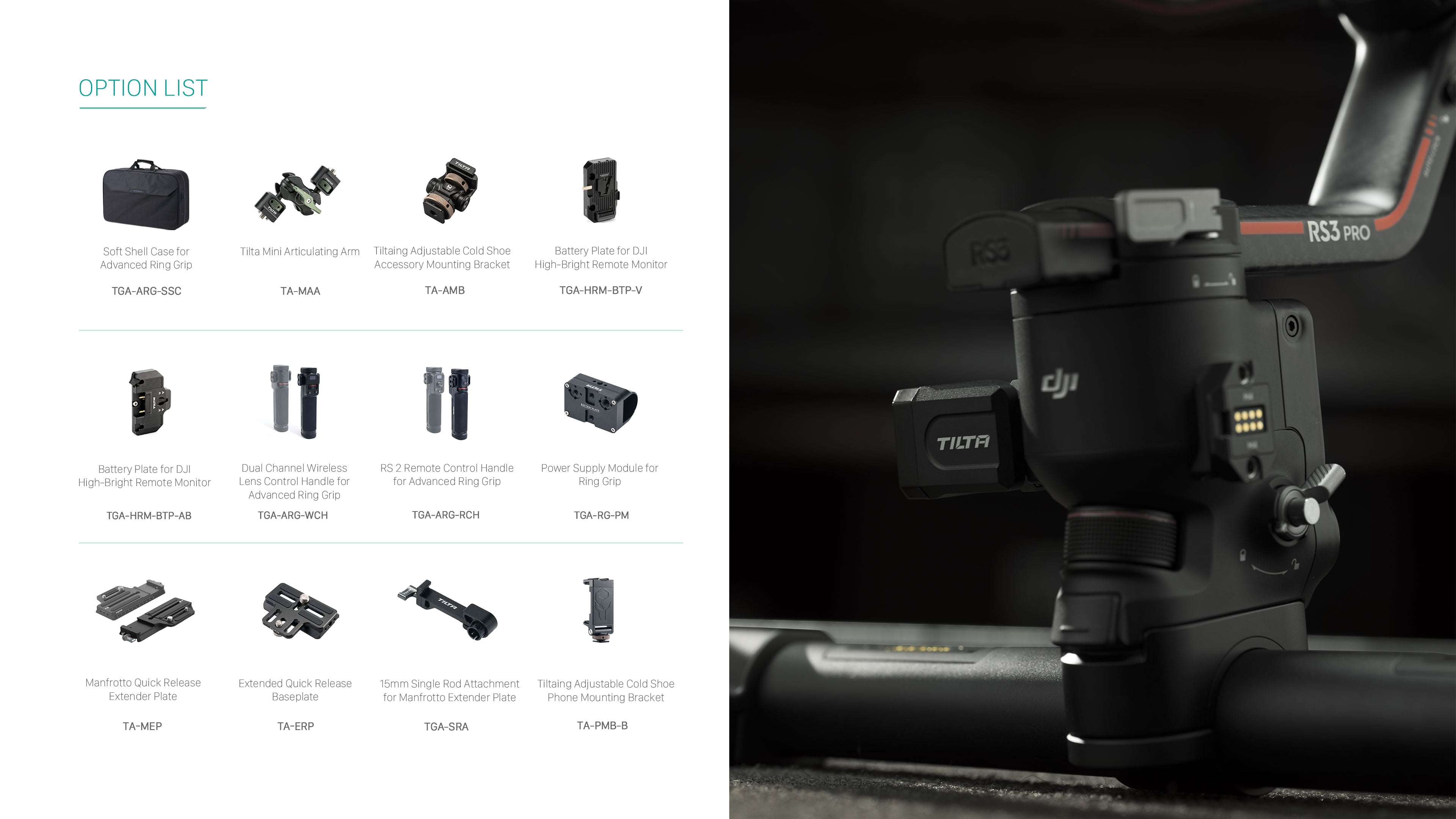 DJI Ronin Kontrol Kiti için Temel Ring Grip Plus