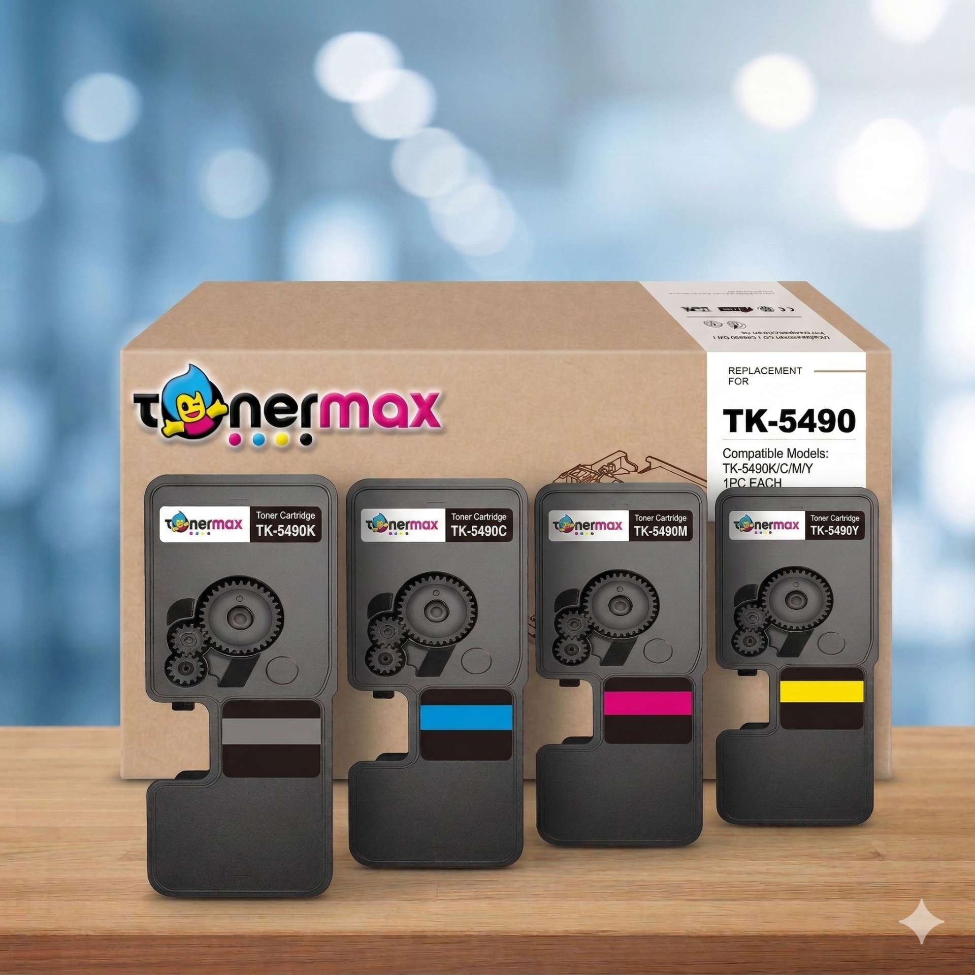 Kyocera TK-5490 Muadil Toner CMYK Set