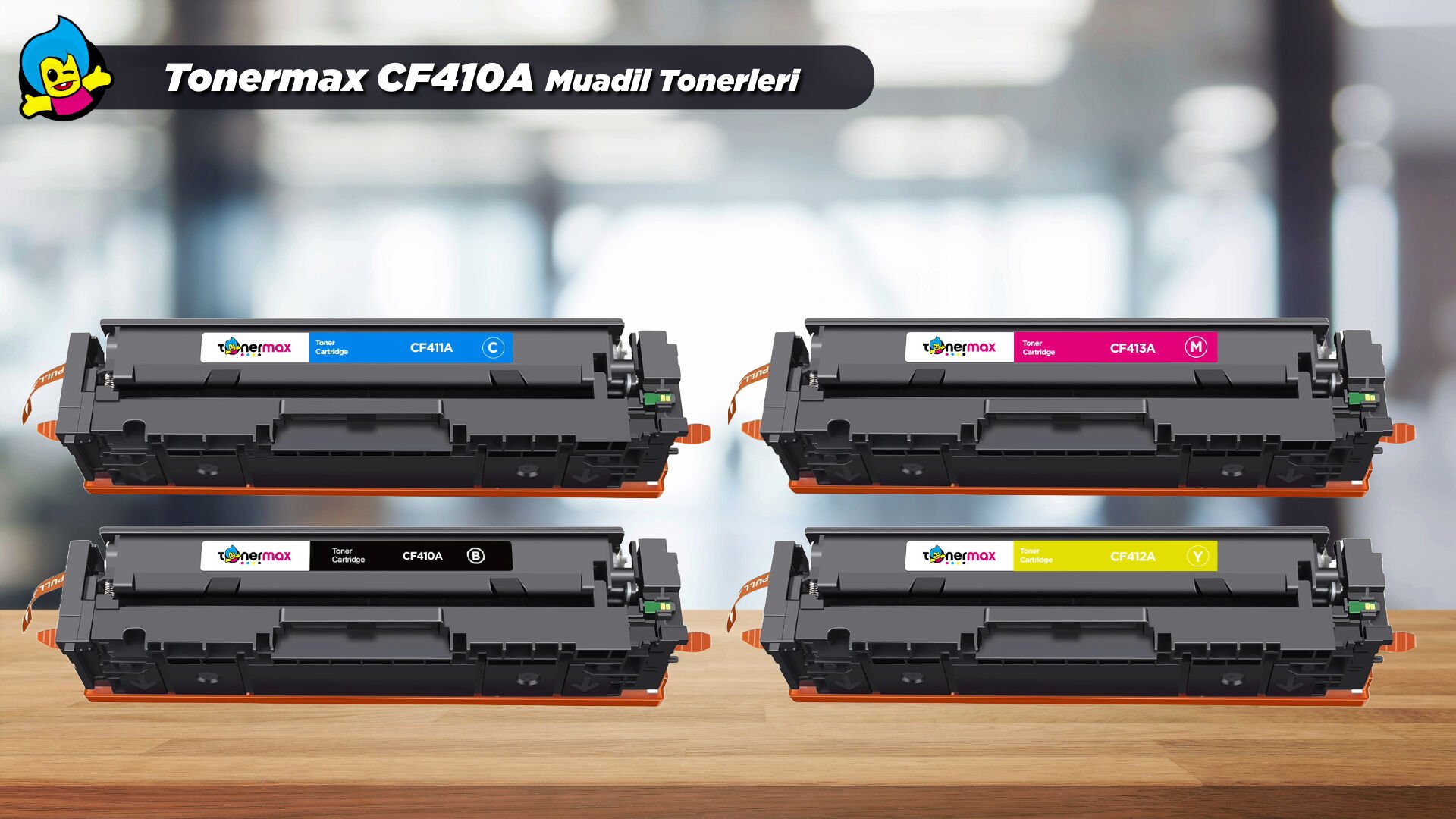 Hp CF410A Set Muadil Toneri / CF410A /M377 / M452 / M477