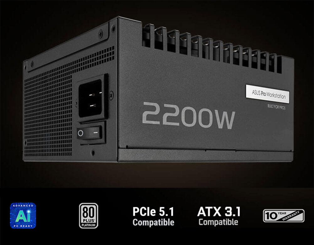 ASUS Pro WS 2200W Platinum
