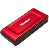 Kingston XS1000 1 TB Harici SSD USB 3.2 Gen 2 Taşınabilir Katı Hal Sürücüsü Kırmızı - SXS1000R/1000G
