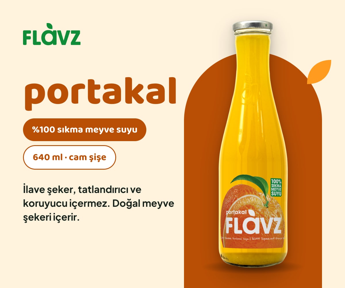 FLAVZ Sıkma Portakal Suyu 640 ml bilgi görseli 1