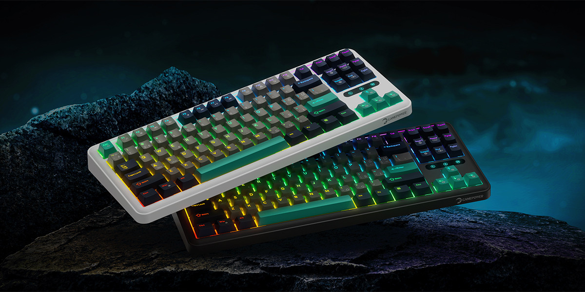 GamePower Zoom RGB Kablolu Mekanik Siyah Gaming Klavye