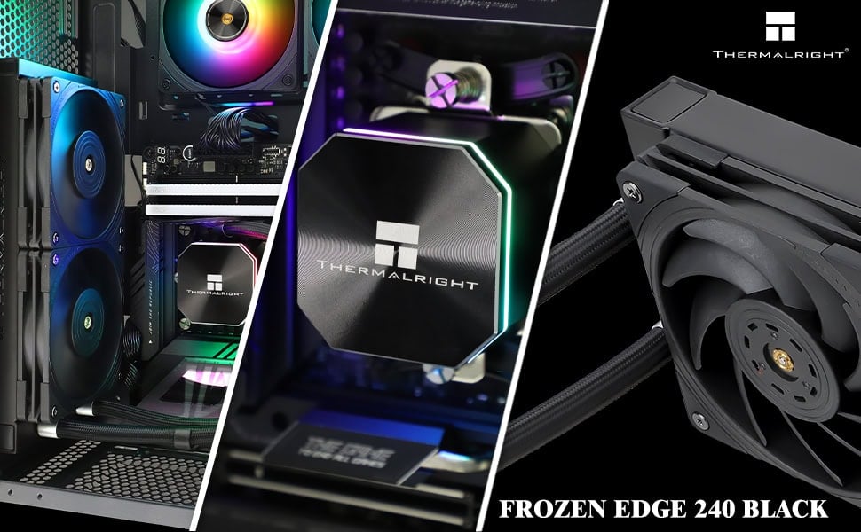 Thermalright Frozen Edge 240 Black Siyah İşlemci Sıvı Soğutucu H2