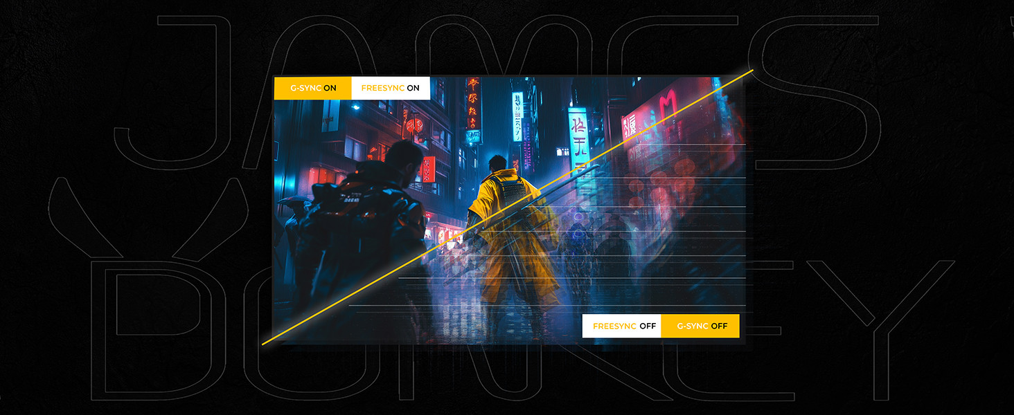 James Donkey Rion R10 24″ 165Hz 1Ms FHD VA Gaming Monitör (Ölü Pikselde Anında Değişim)